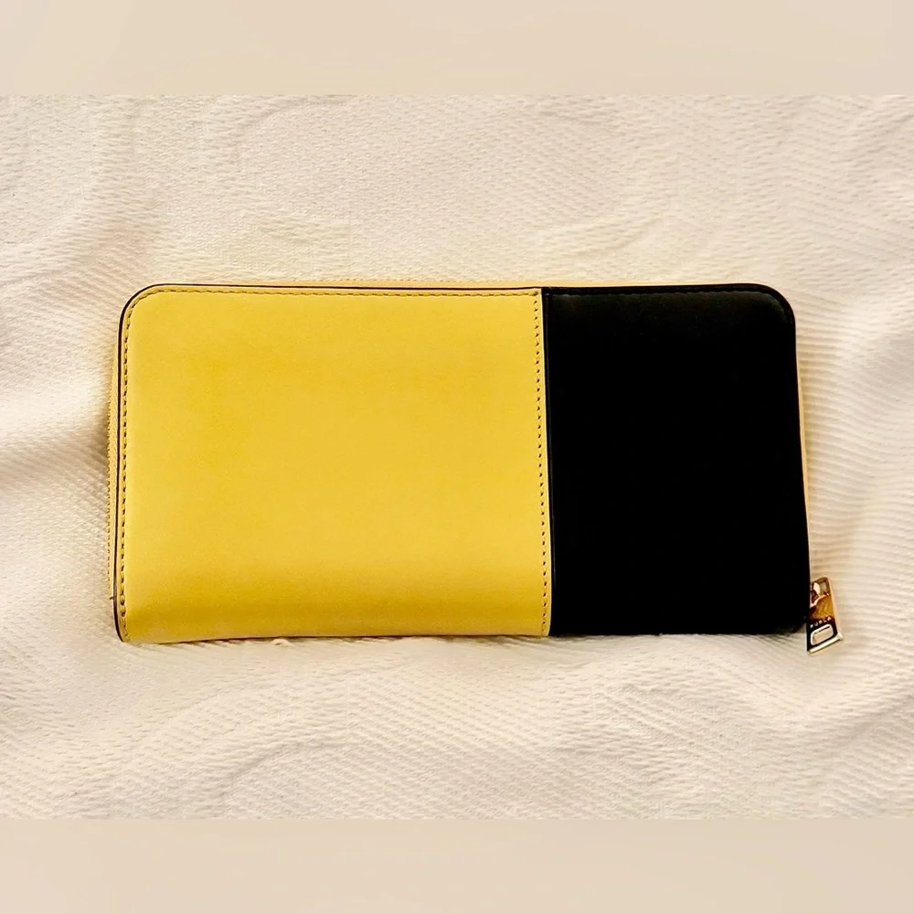 Furla Leather Colorblock Zip Wallet - Picture 2 of 8